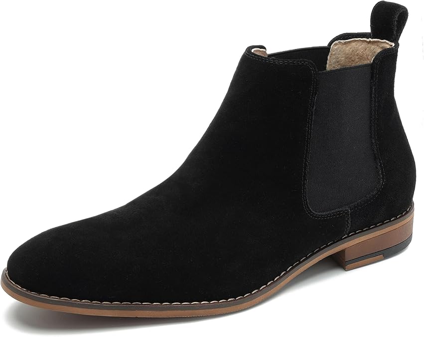Cestfini Chelsea Boots Men Classic Elastic Dress Boots Casual Men's Chelsea Ankle Boots