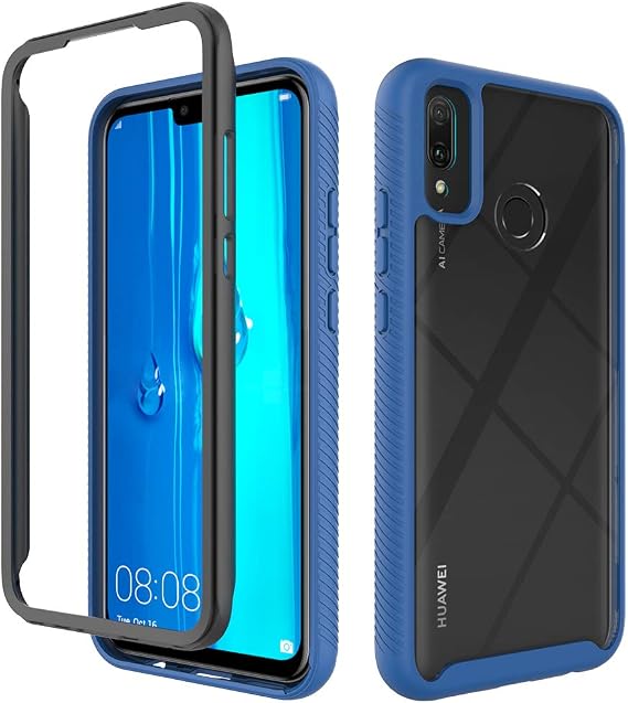 Case for Huawei Y9 2019 Case Cover,Anti-Fall and Shock-Absorbing Protective Cover Case for Huawei Y8S JKM-LX1 JKM-LX2 JKM-LX3 / Enjoy 9 Plus JKM-AL00b / Y9 2019 JKM-L21 JKM-L22/L23 Case Blue