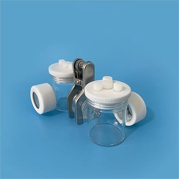 H-Type Replaceable Membrane Sealed electrolytic Cell/Spectral photoelectrochemical Cell Quartz Window Reactor(100X100ml)