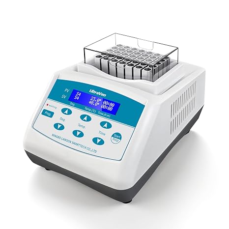Lab Dry Bath,Dry Block Incubators,Block heaters,DH-20 | Temp Range -10C~100C,Heating Cooling Function with 1.5ml35 Block,Programmable five-point temp time setting