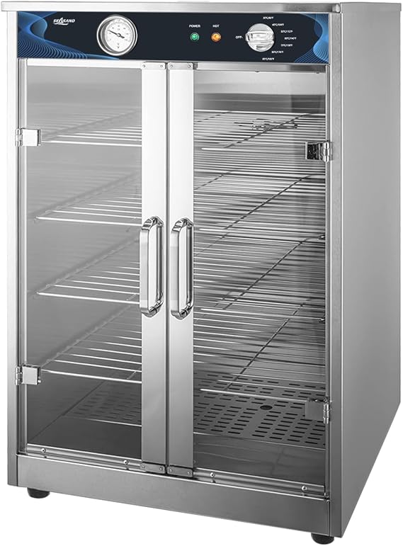 Electric Catering Hot Box Food Warmer, 5-Shelf Hot Food Warmer, Countertop Heated Holding Cabinet, Home Commercial Use, 120V 700W
