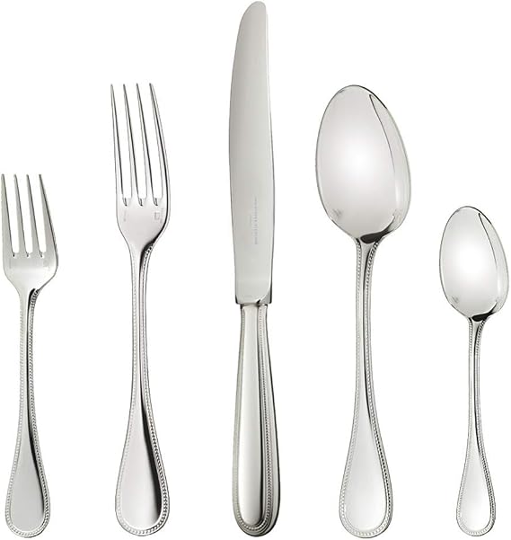 Christofle Sterling Silver Perles 5 Piece Set 1416-185