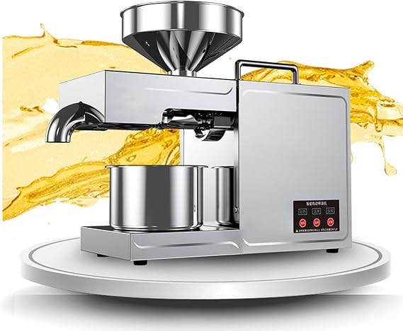 oil extraction machine1000W automatic oil press, household/commercial oil press, olive oil press suitable for walnuts and other nuts