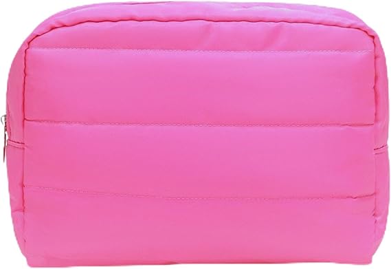 Makeup Bag Small Pouch,Cute Makeup Bag Pink,Travel Makeup Bags,Make Up Bags For Women Cosmetic Bags - 9 Inch