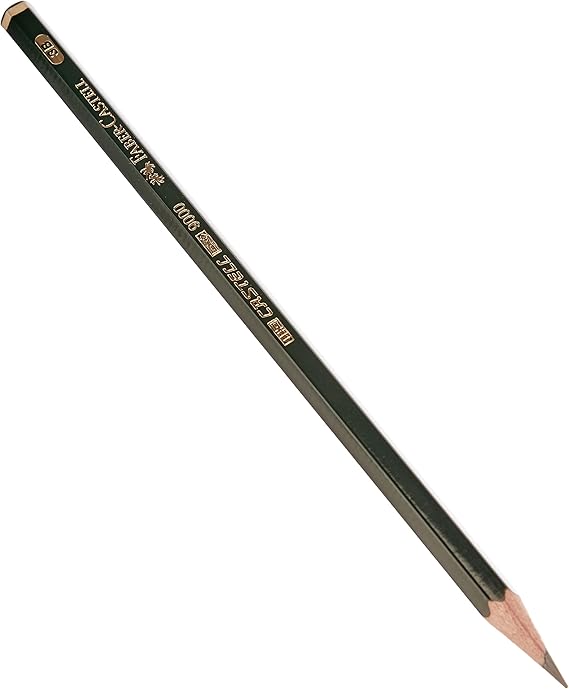 Faber Castell 3B Graphite Pencil | Artist pencil hardness 3B for writing, sketching and drawing
