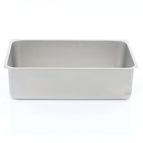 Adcraft Oblong Spillage Pan, 21 Qt., in Stainless Steel (SPIL-21)