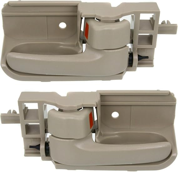 Car Door Handle Interior Front Rear Driver & Passenger Side 2 Pieces Beige Plastic 6920612200A2 6920512200A2 14913751