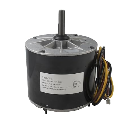 Y7S623C835L Condenser Fan Motor HC39GE226 1185924 Compatible with Zhongshan Broad-Ocean Replace HC39CQ230 HB39GQ230 HC39GQ230 1185924 20409 MOT99135 1172709 20140220 Compatible with Carrier