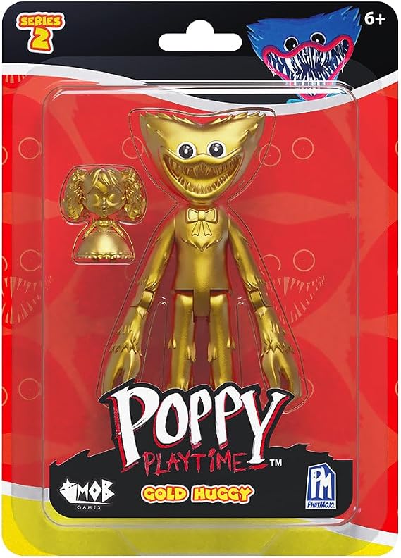 Poppy Playtime Series 2 5" Action Figure - Huggy Wuggy Gold