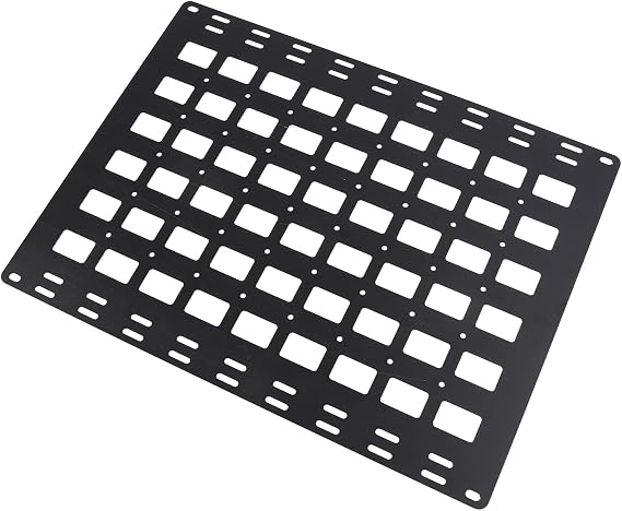 Heavy-Duty Truck Bed Panel Aluminum Alloy with Fixing Base L Rail Storage Organizer 800 X 600 X 2mm for Efficient Space Management