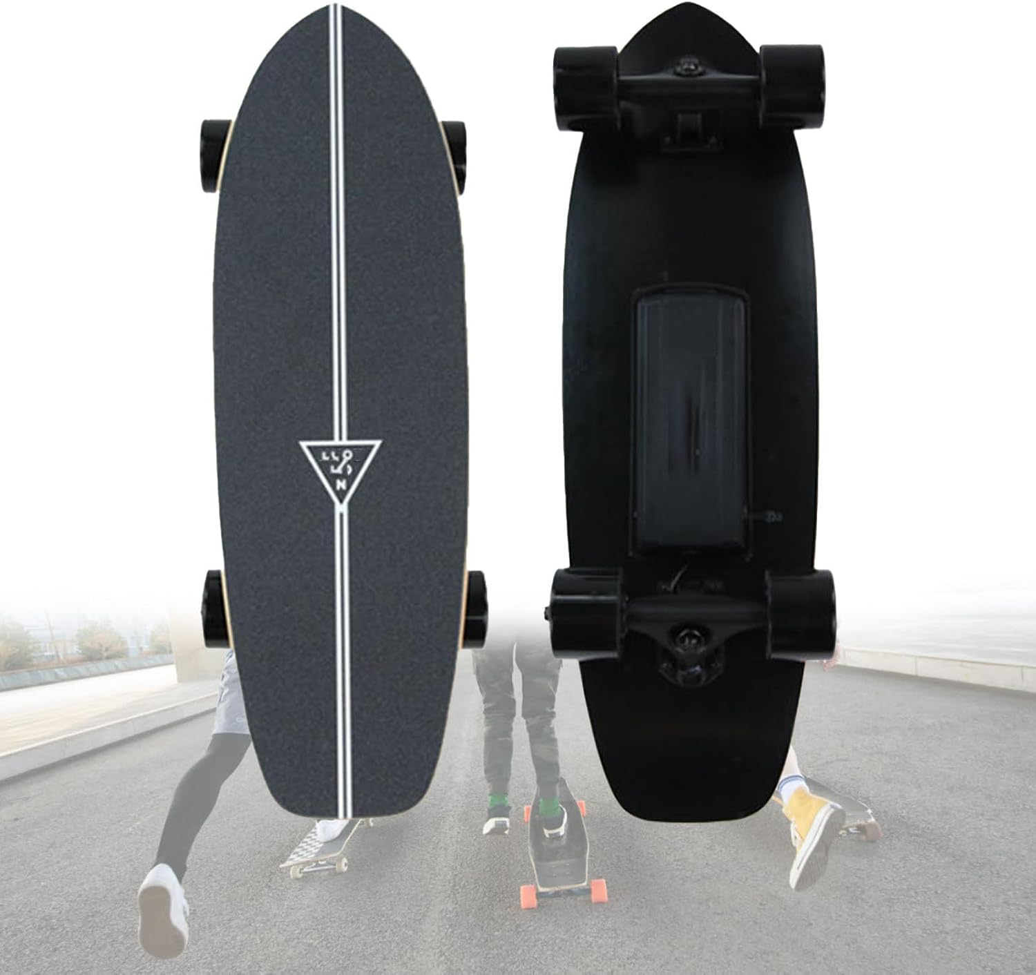 Electric Skateboard, Top Speed up to 22 MPH, Range up to 15 Miles, 400W/800W Hub Motor, Ideal for Adults and Teens
