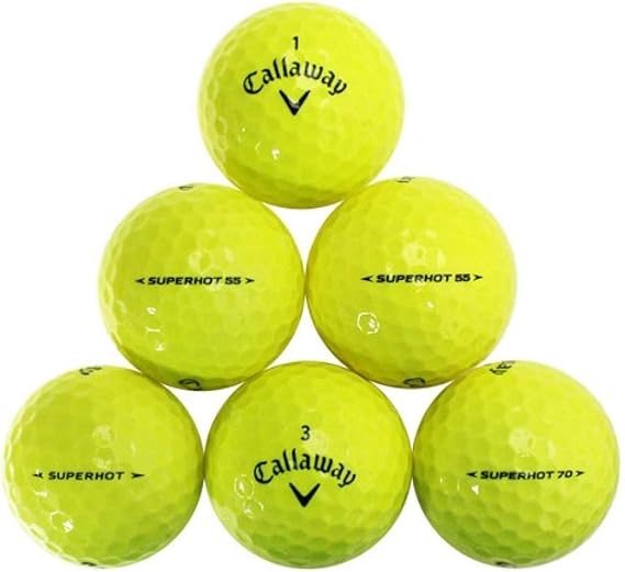 Premium Golf Ball Mix - AAAA Yellow Pro Styles, Great Brands. 50 Near Mint Quality Used Golf Balls (50PK-PLYL-2)