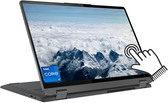 Lenovo IdaePad Flex 5 16" 2-in-1 Laptop, 2.5K Touchscreen, Intel Core i7-1255U(> i7-1165G7), 16GB RAM, 1TB NVMe SSD, Backlit Keyboard, Fingerprint, WIFi6, Thunderbolt 4, Win 11,CUE Accessories