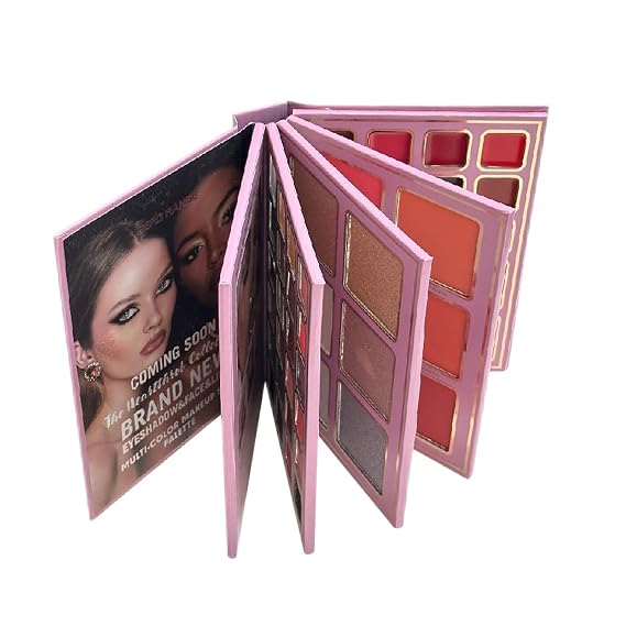 78 Colors All-in-One Makeup Palette - Professional Eyeshadow Kit with Lip Gloss, Blush & Contour - Highly Pigmented Matte & Shimmer Finish - Ultimate Cosmetics Gift Set for Women (#1)