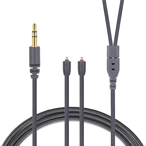 okcsc HBC13 Replacement Cable IPX Linum BAX T2 Connector Earphone Cable for Westone 4 Core High Purity OFC Silver Plated Fits Pro X Series Such as Pro X10, Pro X20, Pro X30, Pro X50, 3.5mm 4FT