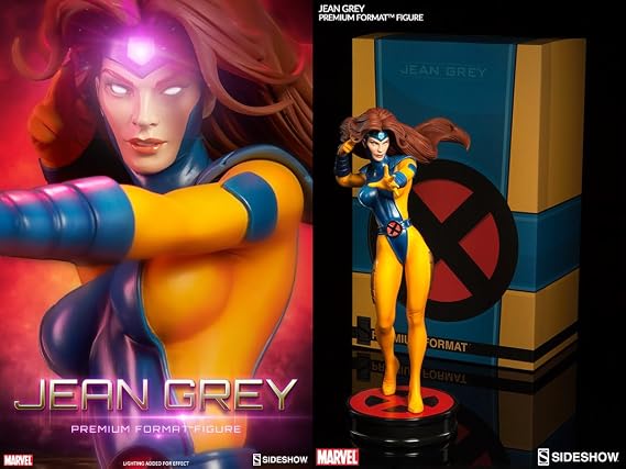 Marvel X-Men Premium Format Figure Statue Jean Grey | Marvel Collectible 18 Inch Statue Figure Premium Format - Jean Grey Sideshow
