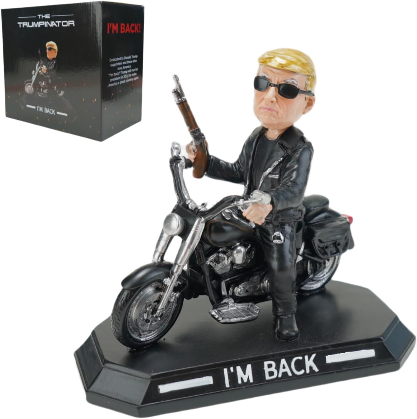 Trump Bobblehead 2025, Trump Bobble Head: Im Back! Popular Trump Bobblehead, Trump Merchandise, Funny Donald Trump Gifts for Supporters and Patriots
