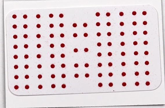 Ashirwad Maroon & Red Bindi Stickers Size 3.0 mm to 1.2 cm Available in Different Sizes One Size Packed in one Box Each 5 pcs and 10 pcs | AE000181-00 (Red, 2.0 mm 10 pcs)