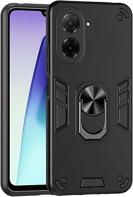 Ultra-Slim Shockproof Phone Case Compatible with Xiaomi Redmi A5 4G Phone Case with Kickstand & Shockproof Military Grade Drop Proof Protection Rugged Protective Cover PC Matte Textured Sturdy Bumper