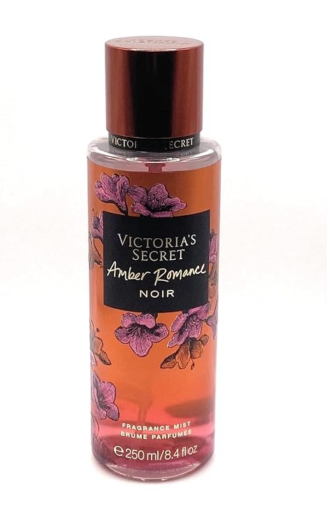 Victoria's Secret Amber Romance Noir Scented Fragrance Body Mist 8.4 Ounce Spray