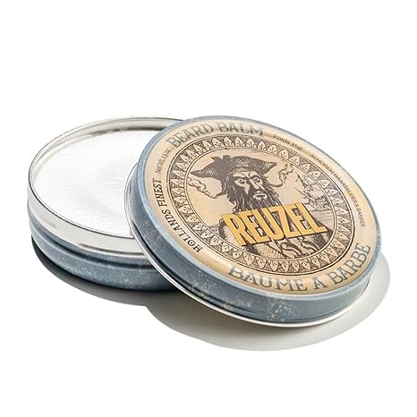 Reuzel Wood and Spice Beard Balm - All-In-One Treatment for a Fresh, Polished Beard - Conditioning, Sculpting, and Shaping Moisturizer with Shea Butter and Argan Oil - Woody Spice Fragrance