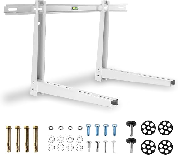 Mini Split Wall Mounting Bracket - Mini Split Bracket for Mini Split Air Conditioner AC Heat Pump System, Mini Split Mounting Bracket Support Up to 400 Lbs(7000 Btu to 12000 Btu)