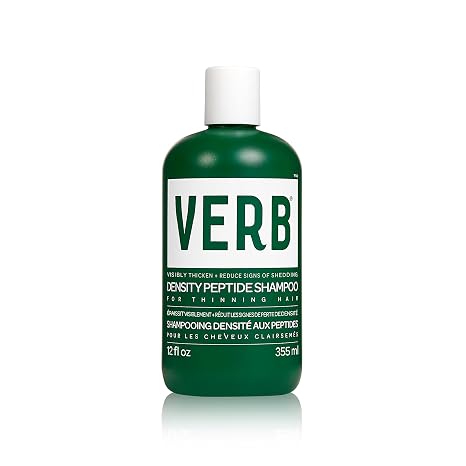 VERB Density Peptide Shampoo - Visibly Thicken + Reduce Signs of Shedding- Moisturizes Fine and Weighed Down Hair