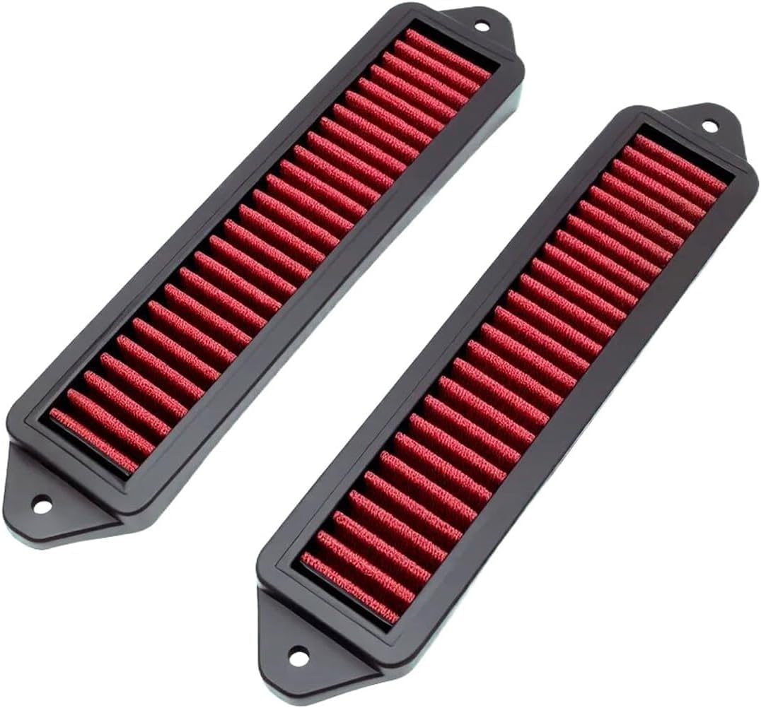 2Pcs Red Cabin Air Cowl Filter Compatible With BMW E chassis E90 E91 E92 E93 E82