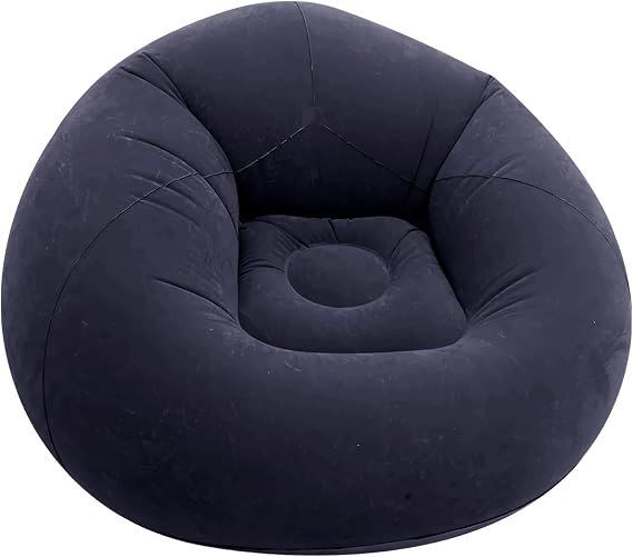 Inflatable Sofa - Foldable Portable Air Sofa, Lightweight Bomber Chair | Garden Lounger for Pool Tanning , Indoor Game Use, RV Travel Seat, Camping Relaxation Mat, Patio Glamping Picnic Set Up