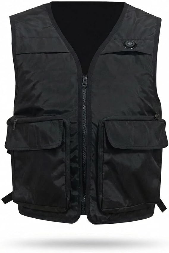 Water Circulation Cooling Vest - 10-15s Rapid Cooling, Drops Body Temp 8-10C, Ice Water Pump System for 360 Cooling - Ideal for Construction Workers, Factory Workers, Cycling
