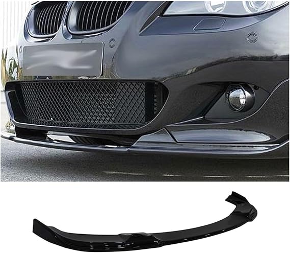Car Front Bumper Lip for BMW 5er E60 M-Technik 2003–2010,Front Spoiler Diffuser Protector Body Kit