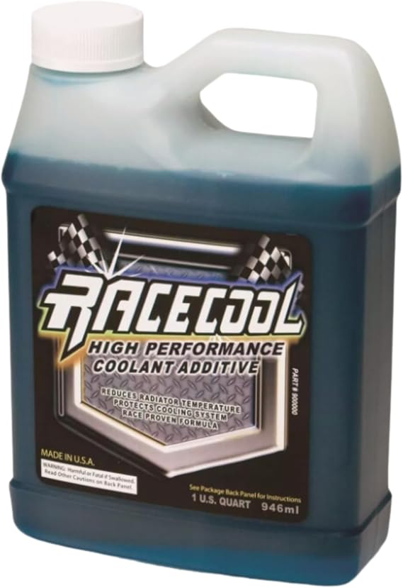 Tomioka Racing TR RaceCool High-Performance Coolant Additive Lower Engine Temperature by 15F, pH 10.5, Phosphate-Free, Low-Silicate, Ideal for Performance and Hot Rodding Engines 1Quart