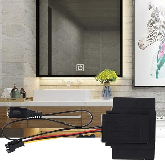 Smart Dimmer Switch, LED Intelligence Touch Sensor Induction Switch for Bathroom Bedroom Mirror DC5-24V(Single Output A3)