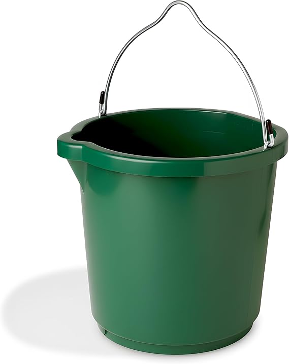 Farm Innovators FB-120 Plastic Flat Back Heated Bucket, 5-Gal (20-Qt) 120W | Thermostatically controlled to operate only when necessary, compartment conceals cord for year round use, anti-chew cord