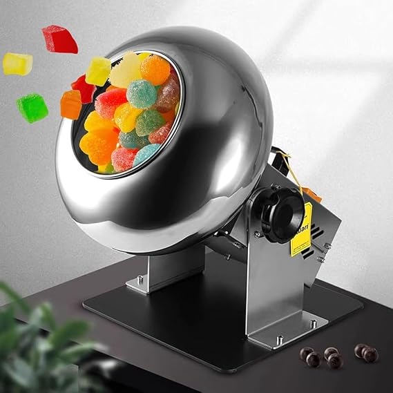 Automatic Candy Coating Machine - Tablet, Chocolate, and Sugar Coating Pan for Nuts and Peanuts(Color:220v)