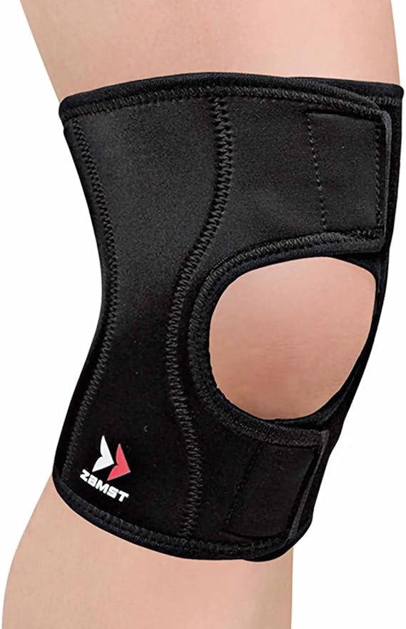 Zamst EK-1 Sports Knee Brace With Lightweight And Breathable Material For General Knee Support and Knee Pain-for Basketball, Volleyball, Running, Tennis, Pickleball-Black