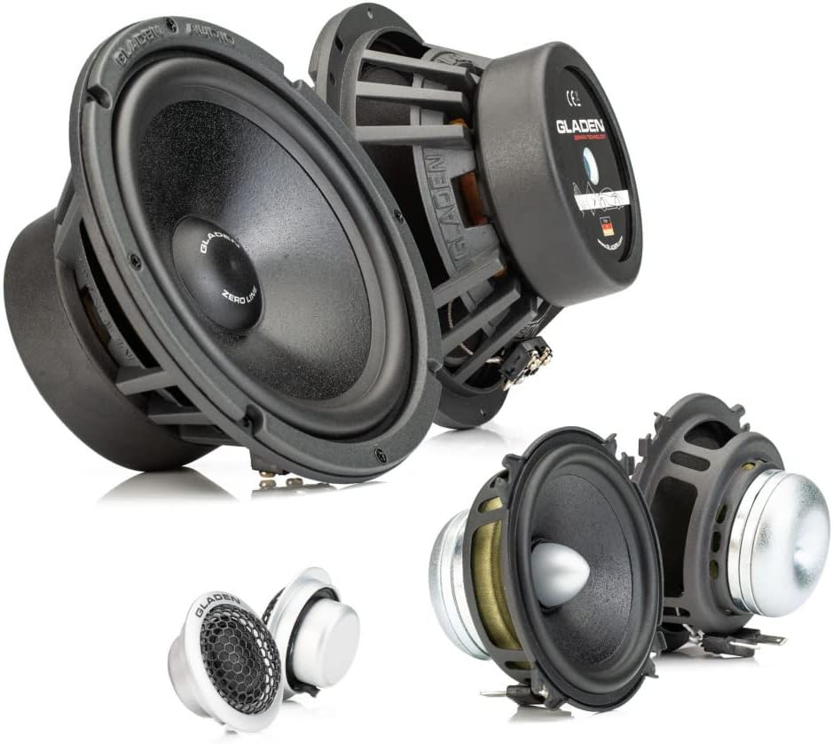 Gladen Zero Proe 65 Active 6.5" 120W RMS 2-Way Component Speaker System