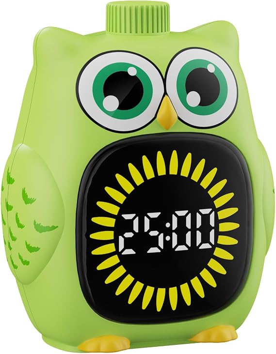 Owl Visual Timer for Kids 99 Min Visual Countdown Time for Classroom Home Kids Timer Visual with Sound or Silent Mode Time Management Tool for ADHD Autism Toddler Homework Potty Training