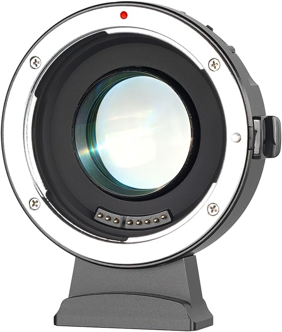 EF-M2II Auto-Focus Lens Adapter 0,71x Speed-Booster Compatible for Canon EF Lens to M4/3 Camera Iumix/oIympus/bmpcc (MFT-Mount)