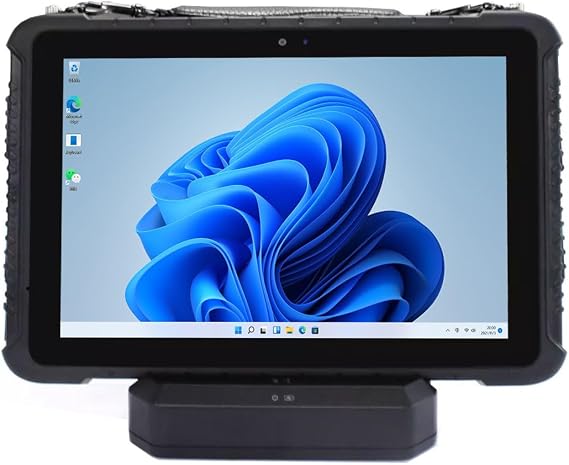 10.1 inch WIN11 OS Rugged Tablet, 4G LTE, GPS, Water Resistance, Sunlight Readable, Intel N5100, 8GB RAM/128GB ROM,FHD 1200 * 1920, Bluetooth, Dual Wi-Fi, with Charge Dock