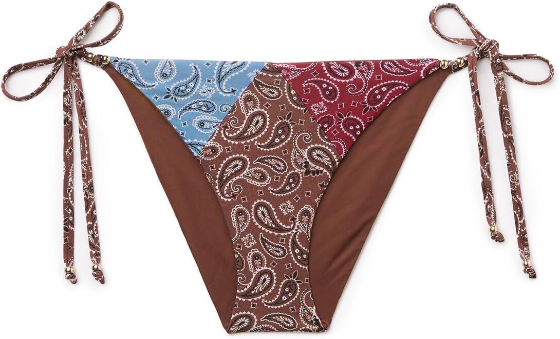 CALZEDONIA Woman's String Swimsuit Bottom Bandana Patch