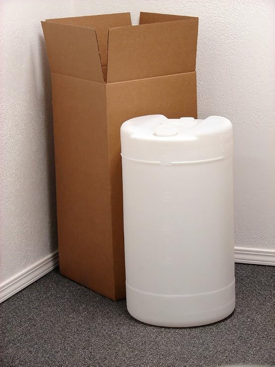 15 Gallon Emergency Water Storage Drum, Natural - New! - Boxed!