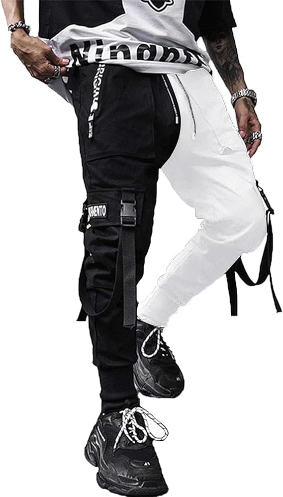 XYXIONGMAO Men's Jogger Pants Techwear Hip Hop Harem Pants Streetwear Tactical Track Pants