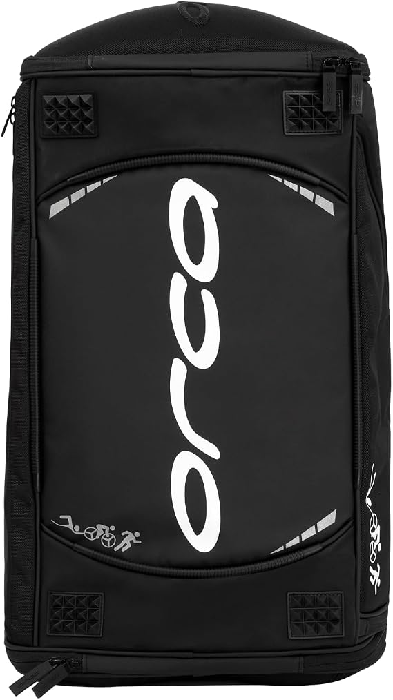 ORCA Triathlon Transition Bag with Hard Helmet and Shoes Compartment | 40L Waterproof Swim Bike Run Backpack for Men and Women - High Capacity Bag For Triathletes