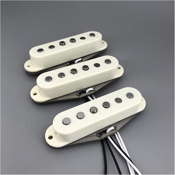 Electric Guitar Pickups Alnico 5 Vintage V70 SSS Guitar Pickups Single Coil Handwound Grey Bottom Plate 42 Plain Enamel Wires Guitar Pickup Set