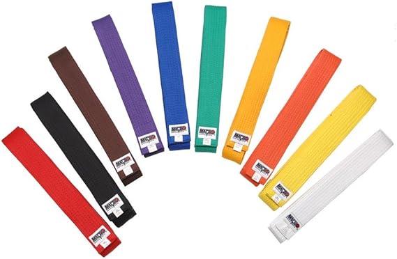 Macho Rank Karate Belts - Red - Size 3