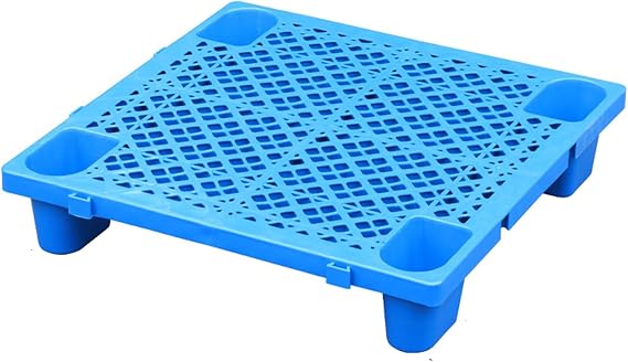 Lightweight Plastic Pallets, Plastic Grating, Nestable Interlocking Pallet, Moisture-Proof Waterproof Floor Pallets with Breathable Grids, Support up to 2000 Lbs(60 * 60 * 12cm)