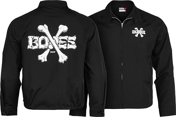 Powell Peralta Cross Bones Jacket, Black, 2XL