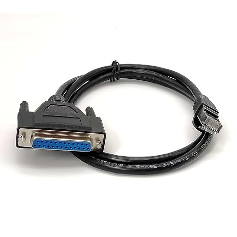 DB25 Female to RJ45 Male High-Speed Data Conversion Transmission Cable 1Meter