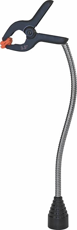 MAG-Mate 990FLXCLP Flexible Arm Clamp with 20 lb Magnetic Base, Silver